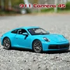 WELLY 1:24 Porsche 911 Carrera 4S Alloy Car Diecasts & Toy Vehicles Car Model Miniature Scale Model Car Toys 2