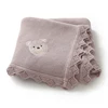 Baby Cotton Blankets Knitted 90*70cm Newborn Infant Boys Girls Cartoon Pattern Sleeping Covers Stuff for Stroller Bedding Quilts 1