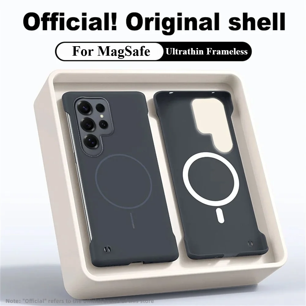 Ultrathin Frameless Magnetic Phone Case with Matte Finish