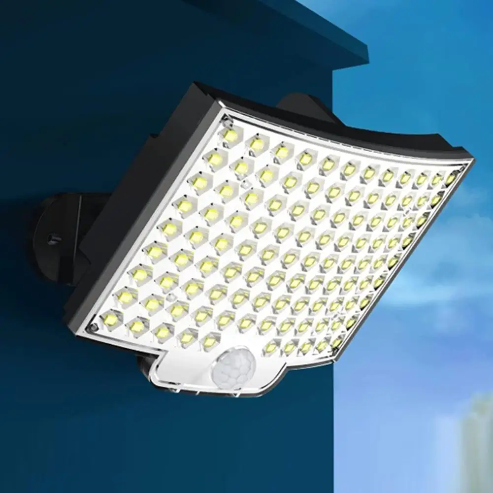 LED 분할 태양 인체 센서 조명, 조절식 야외 조명, 안뜰 공원용 야외 벽 조명, 대용량 배터리