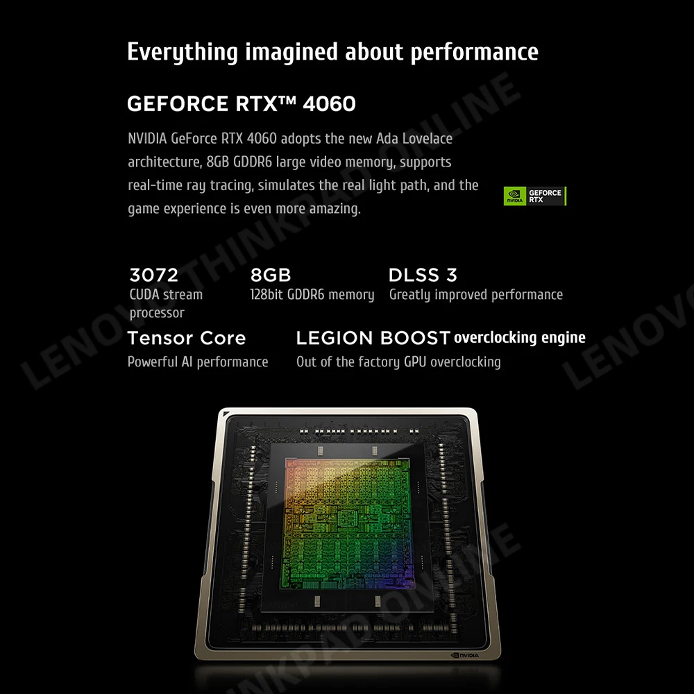 Lenovo Legion R9000X E-sports Gaming Laptop R7-7840H 16GB/32G RAM 1TB/2TB SSD GeForceRTX4060 16inch 3.2K 165Hz Game Notebook Pc 4