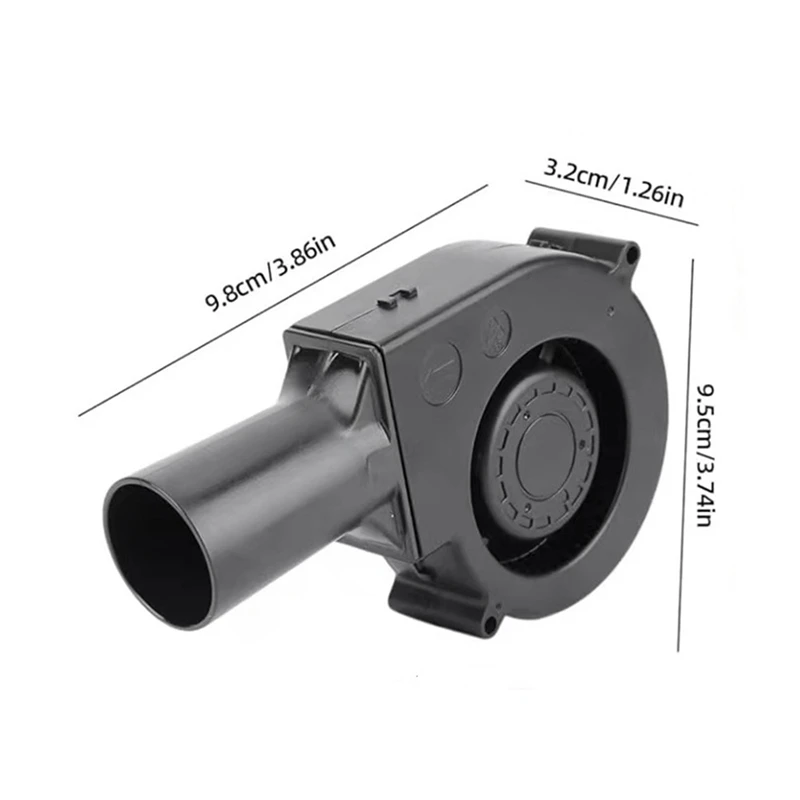 7530 Smelting Metal Fan Portable Air Blower Air Cooler Metal Fan BBQ Blower Charcoal Cooling Cooler Fan Us Plug 6