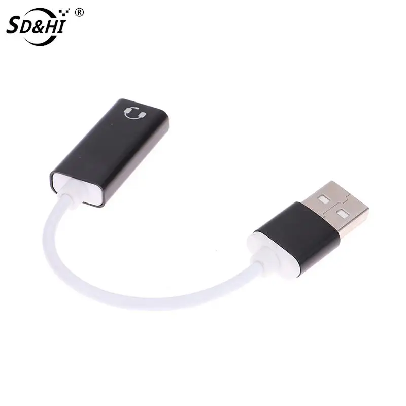 USB Sound Card External 3.5mm Jack USB Adapter To Microphone Speaker Audio Interface Adapter For PC Laptop Computer