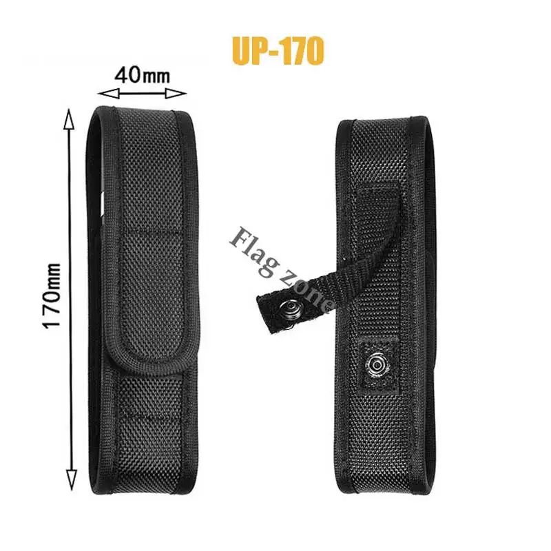 Flashlight pouch 1 Pcs tactical flashlight pouch bag holster torch case for belt torch cover folding knife hunting tools lighting accessories