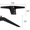 TV Stand for LG TV Legs Replacement TV Stand Legs for LG 49 50 55Inch TV 50UM7300AUE 50UK6300BUB 50UK6500AUA with Screw 3