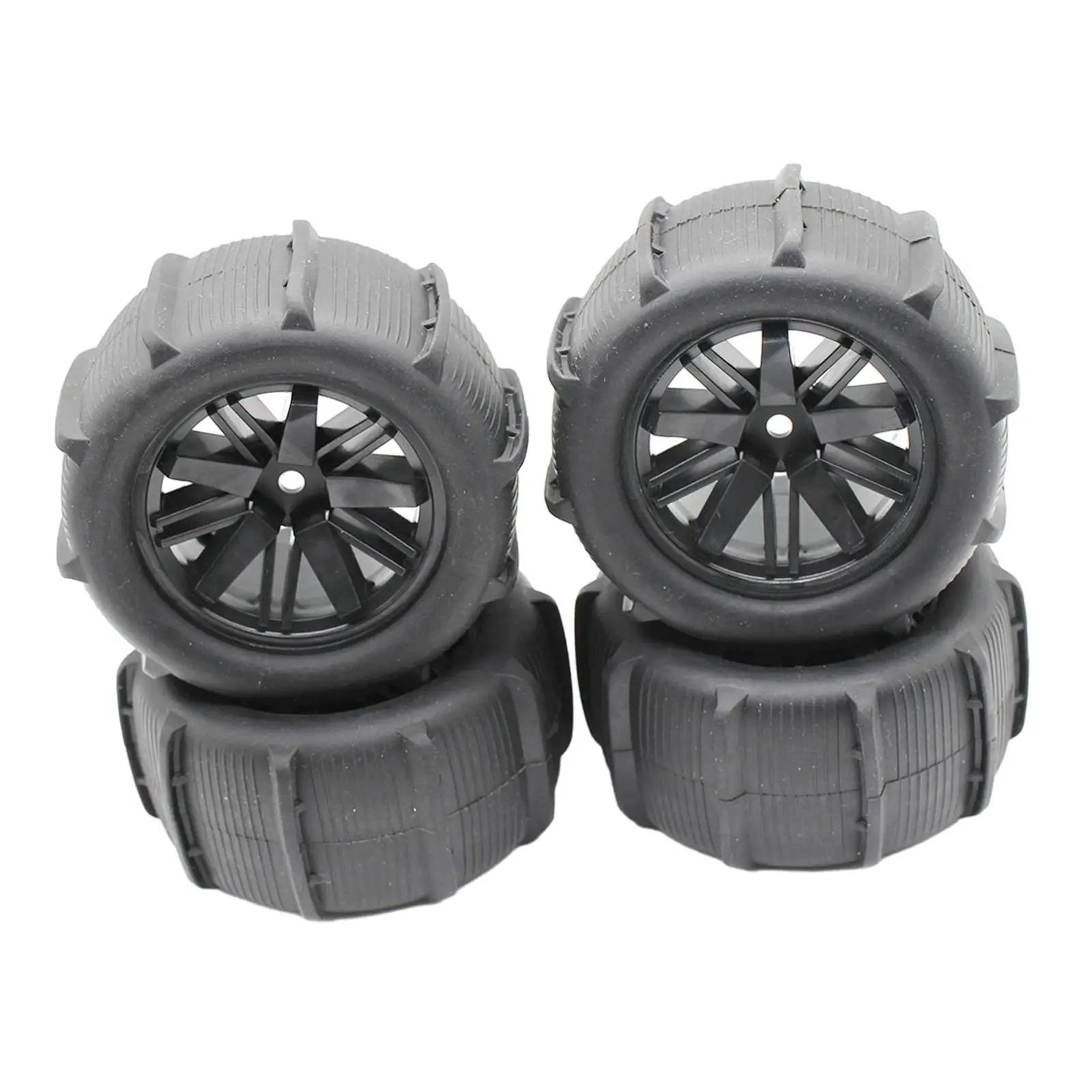 

4Pcs 1/14 RC Car Tires Replacement Spare Parts Stable Performance RC Parts Accessory for Wltoys 124018 144001 124017 DIY Accs