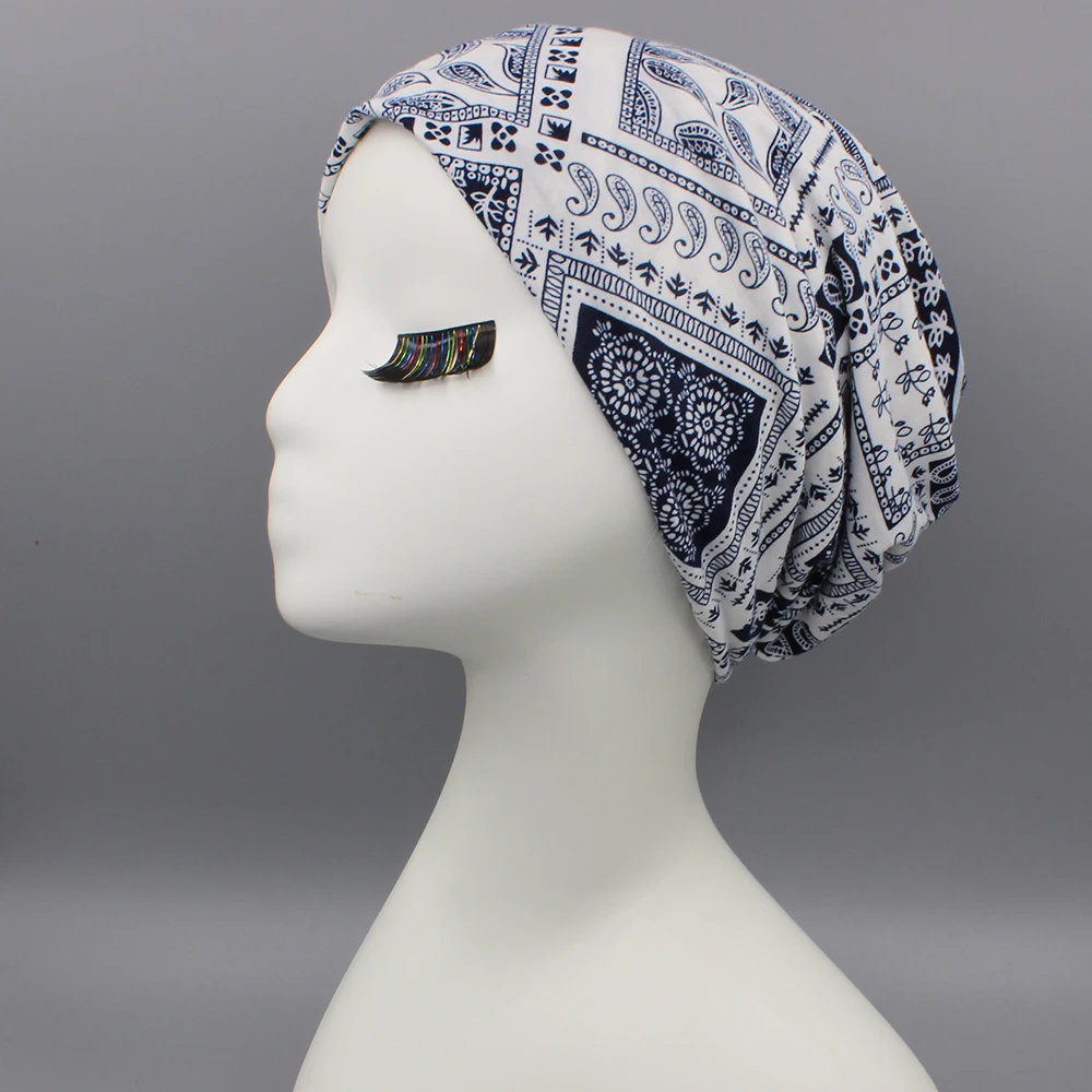 Frühling Herbst Dual-use-Frauen Hüte Für Damen Skullies Beanies Design Weiche Mädchen Mode Feminino Schal Haarausfall Alopezie HT256 – Detail 1