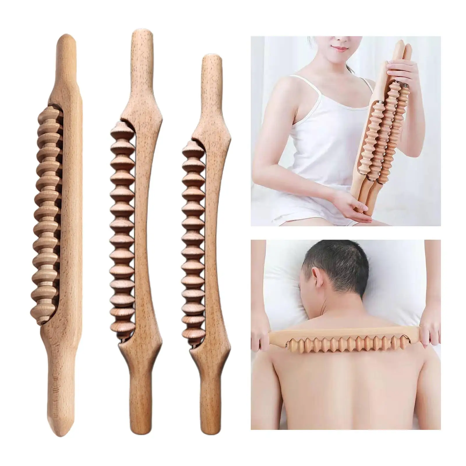 

Massage Stick Tool, Wood Scraping, Body Muscle Scraper, Effective for Relaxing of Fatigue, , Fatigue and Stiffness