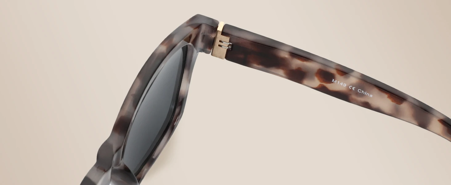 BLUEMOKY Damen-Mode-Sonnenbrille, polarisiert, übergroß, Katzenauge, UV-Schutz, Retro-Klassiker-Design für Strandurlaub – Detail 9