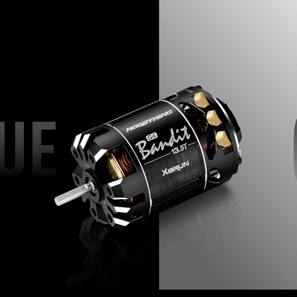 Hobbywing-ブラシレスモーター,xerun bandit g4,13.5t,17.5t,1:10 rc