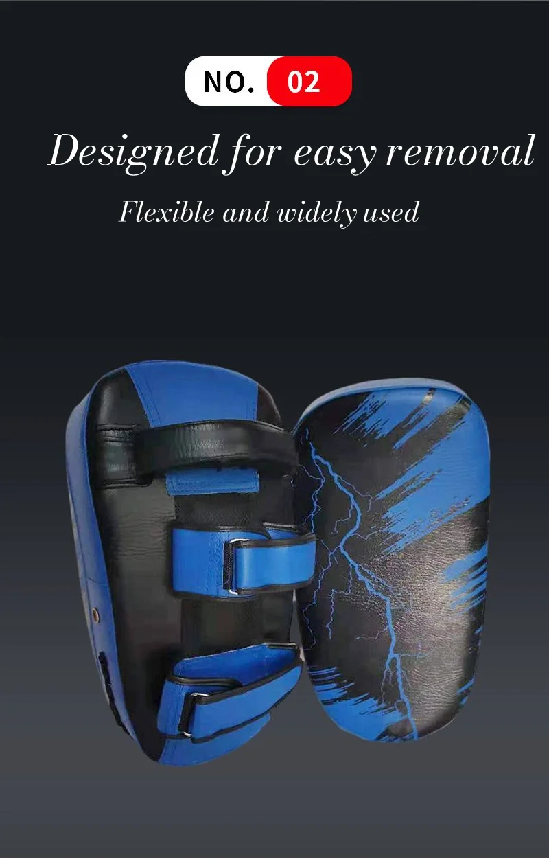 Description Picture 4 of item1 Pair Boxing Mitts Training Target Focus Punch Pad Combat Taekwondo Boxer Pads Kick Bag Karate Combat Thai Glove Equipment