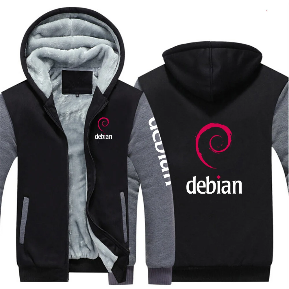 Linux Debian Hoodie Size Chart