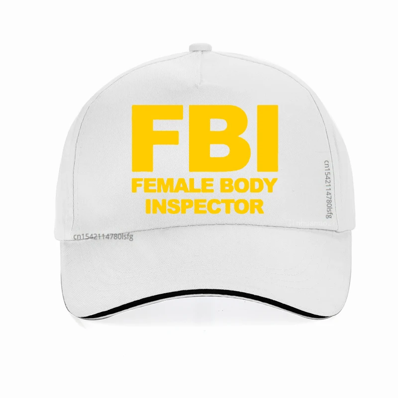 FHHYY Cappello Nuovo Berretto da Baseball Ricamato Lettera FBI Uomo Donna Hip Hop Moda Cotone Cappelli papà Cappellino Sportivo per Esterno Cappello Regolabile,Navy