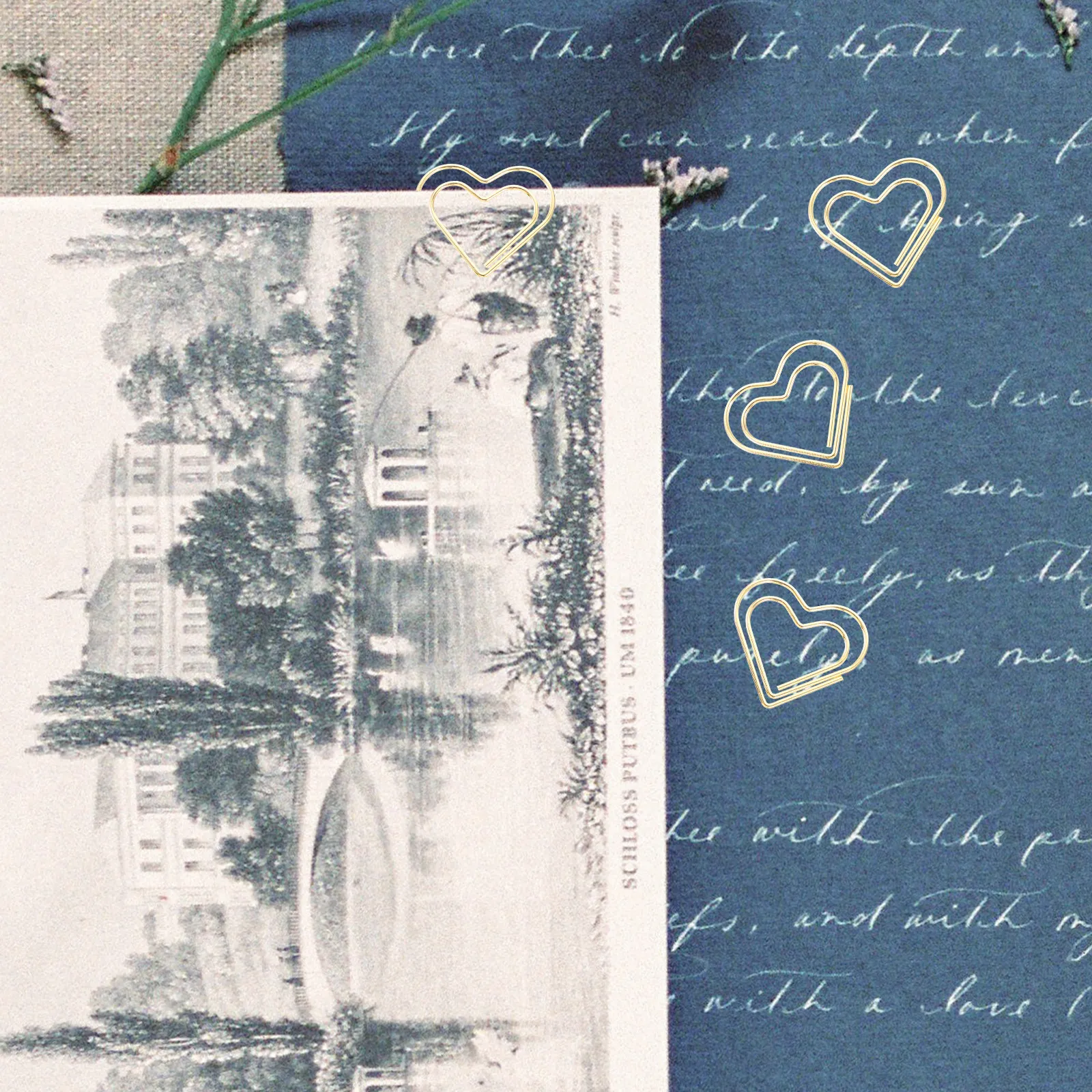 100Pcs 금속 종이 클립 사무실 연구를위한 크리 에이 티브 하트 모양의 작은 문서 클립 DIY 북마크 사진 앨범 봉투 홀더