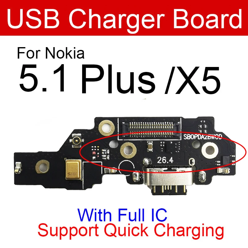 Universal USB Charging Dock Port Board with Microphone Parts - Enhanced Connectivity Solution