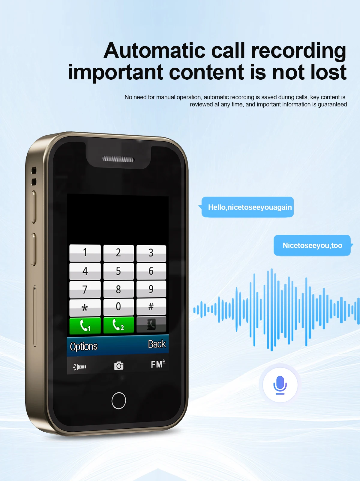SERVO BM16 PRO Mini Touch Screen Mobile Phone 2G GSM Magic Voice Bluetooth Dial MP4 player FM Radio 2.4" Small Feature Cellphone