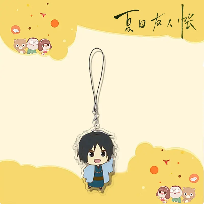 Natsume Yuujinchou 휴대폰 랜야드, Nyanko Sensei Natsume Takashi 카와이 아크릴 펜던트 스트랩, 걸이식 귀여운 로프 장식