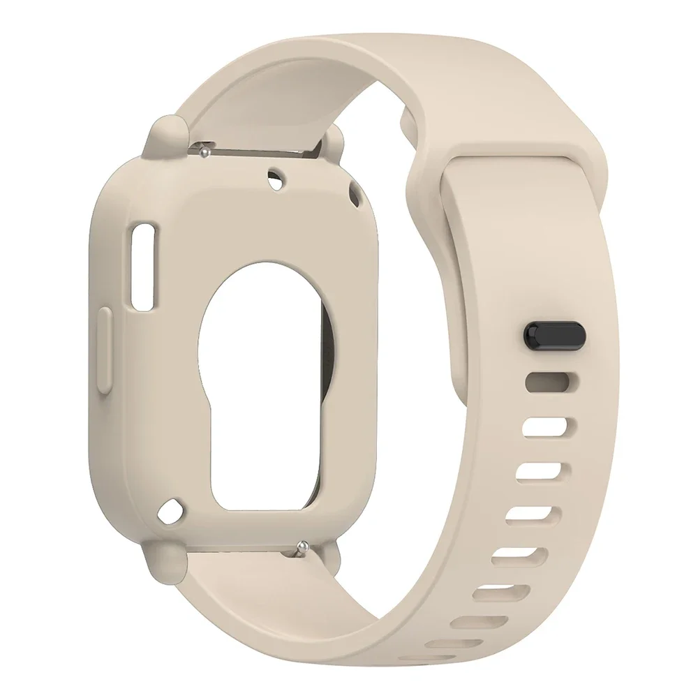 Silicone Strap and Protective Bumper for Smartwatch - Replacement Bracelet Belt