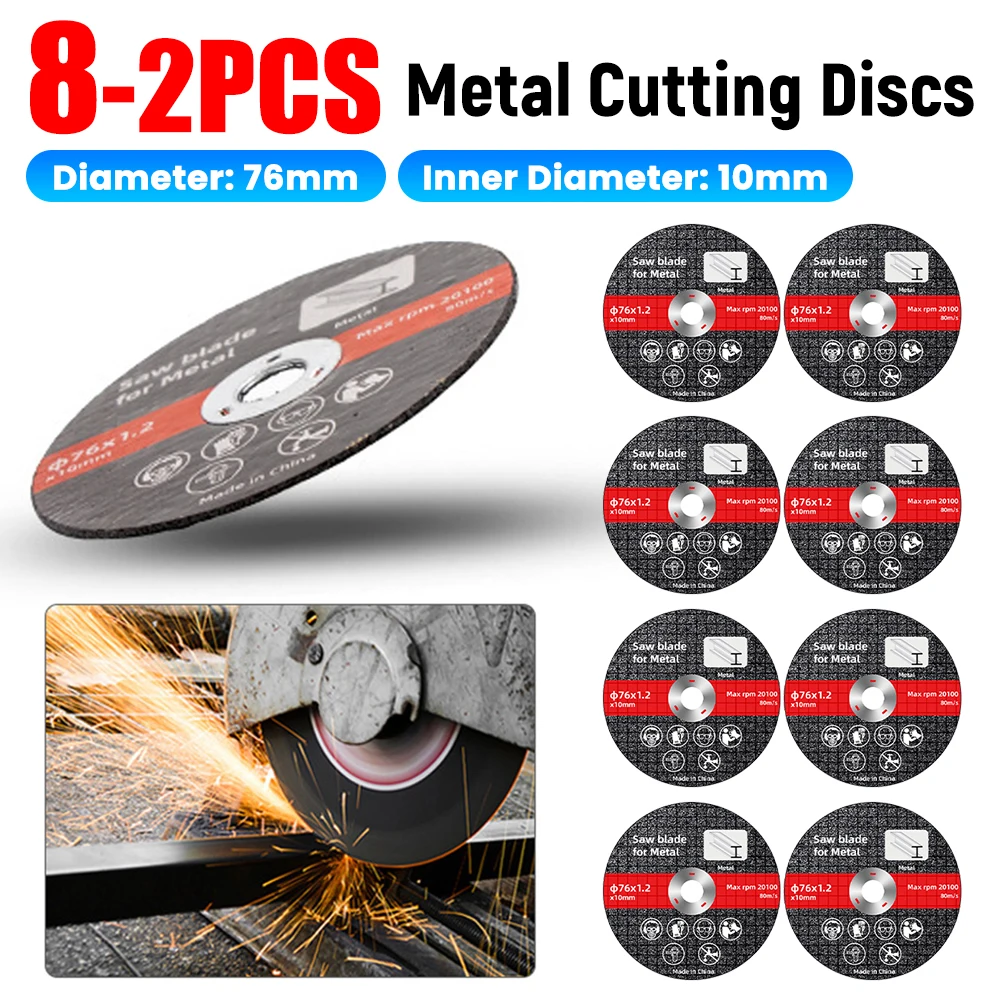 Cutting Disc,Grinding Disc,Grinding Wheel,Saw Blade Metal Grinding Cut Off Circle Wheels 76mm Metal Cutting Discs for Sanding Grinding Saw Blades Electric Angle Grinder