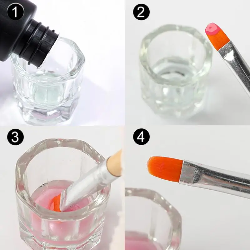 Nail Gel Remover 30ml Nail Degreaser Removes Excess Gel Enhances Shine UV LED Nail Gel Polish Brush Cleaner