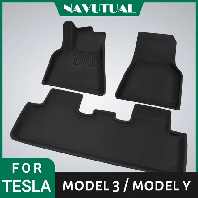 Modell y Modell 3 Boden matte 2014-2018 Gepäck matte benutzer definierte  für Tesla Matte Kofferraum matte 3d xpe Allwetter Anti-Rutsch-Set Boden  auskleidung Matte - AliExpress