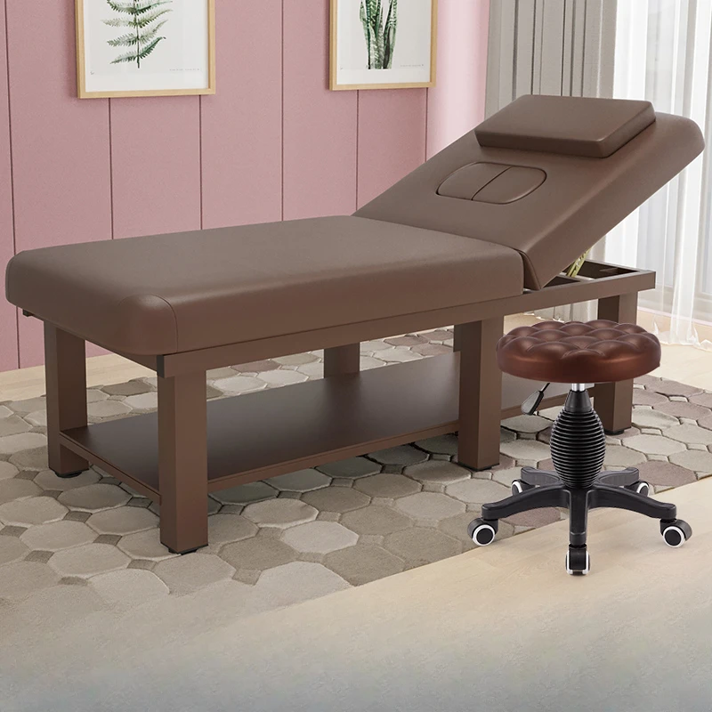 Nail Face Massage Table Wooden Gynecological Couch Beauty Massage Table Folding Headboards Cama Dobravel Salon Furniture ZT50MT