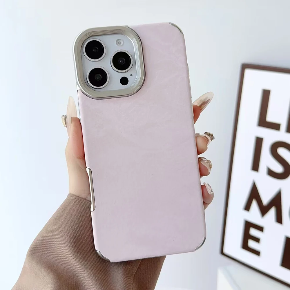 Luxury Snow Mountain Pattern Silicone Leather Phone Case - Shockproof Bumper Cover