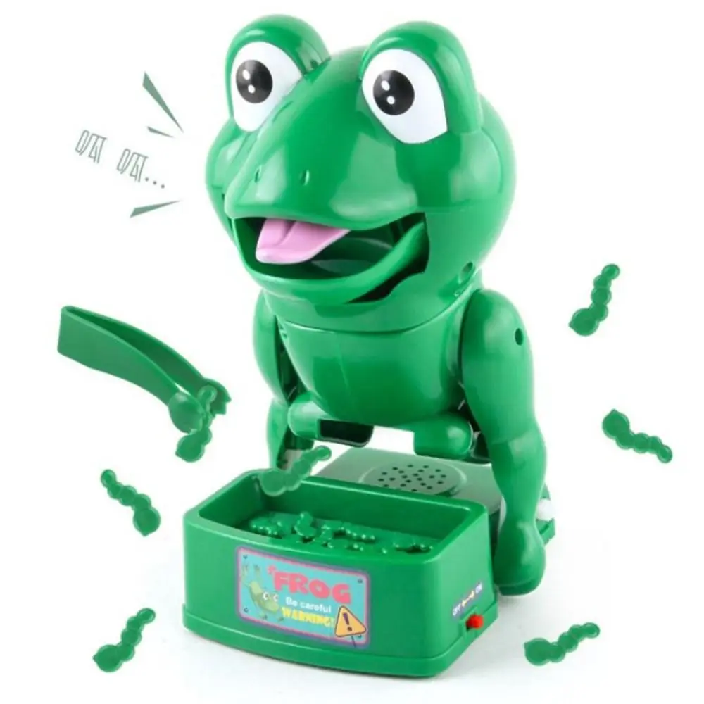 Plastics Stealing Insect Frog Biting Prank Toys Multifunctional Electric Finger Bite Scary Game Simulation Craft Decor