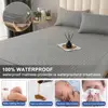 Waterproof Thicken Mattress Pad Protector Skin-Friendly Durable Fitted Sheet Bed Cover Latex Mat Cover 120x200 150x200 180x200 5