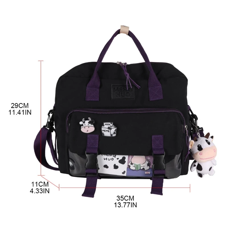Women Multifunctional Backpack Female Portable Travel Bag Student Small Schoolbag Teenage Girl Lovely Badge Backpacks