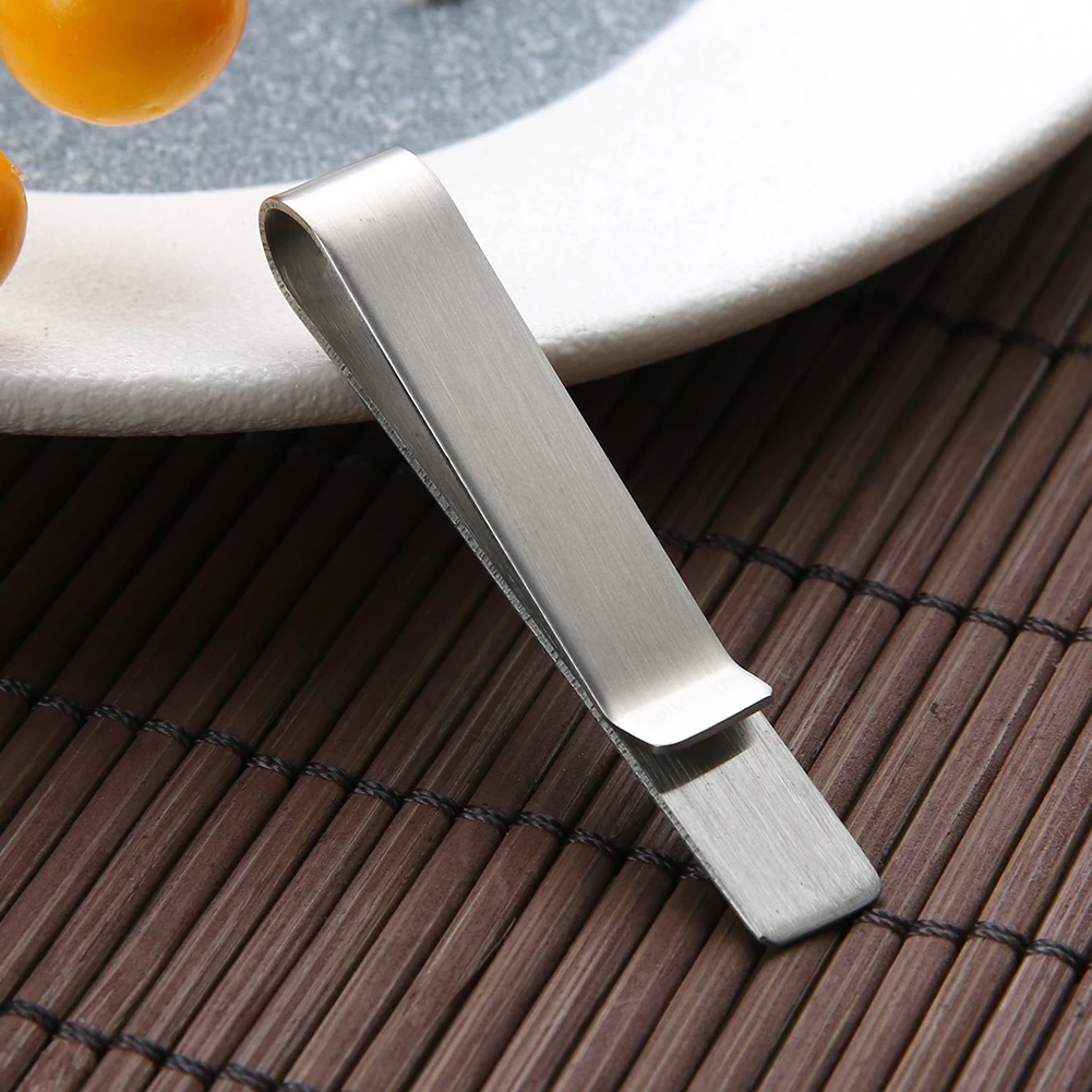 5/10pcs Change Clip Portable Stainless Steel Cash Clamp Holder Practical Minimalist Money Wallet Solid Color for Card Collar