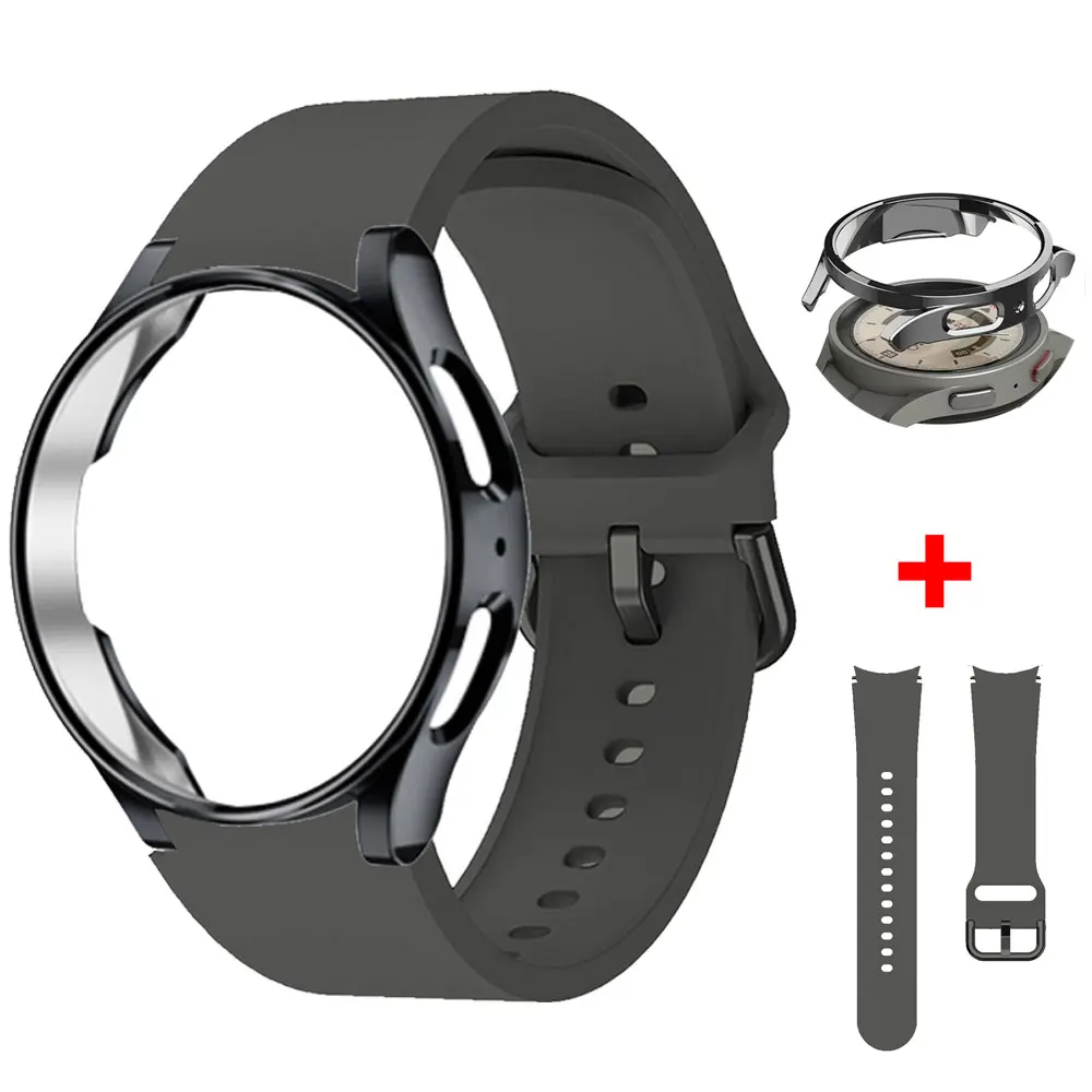 

Case+band For Samsung Galaxy Watch 6 Classic 43 47mm Watchband Sport Bracelet Galaxy Watch 5Pro Strap 45mm Watch 4/5/6 40mm 44mm