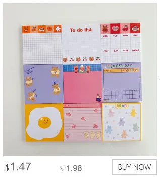 50 Sheets Korean Pink Dialog Box Memo Pad Simple Journal Decoration Base Material Paper Planner School Supplies Stationery