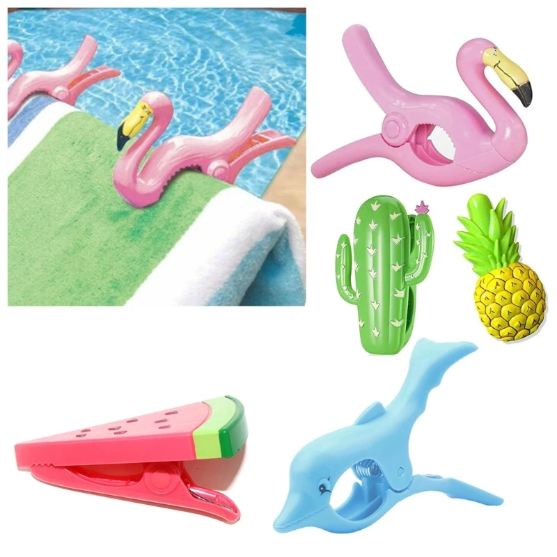 

Lovely Animal Shape Plastic Clothes Pegs Beach Towel Clamp Laundry Clothes Pins Drying Racks Retaining Clip Organization