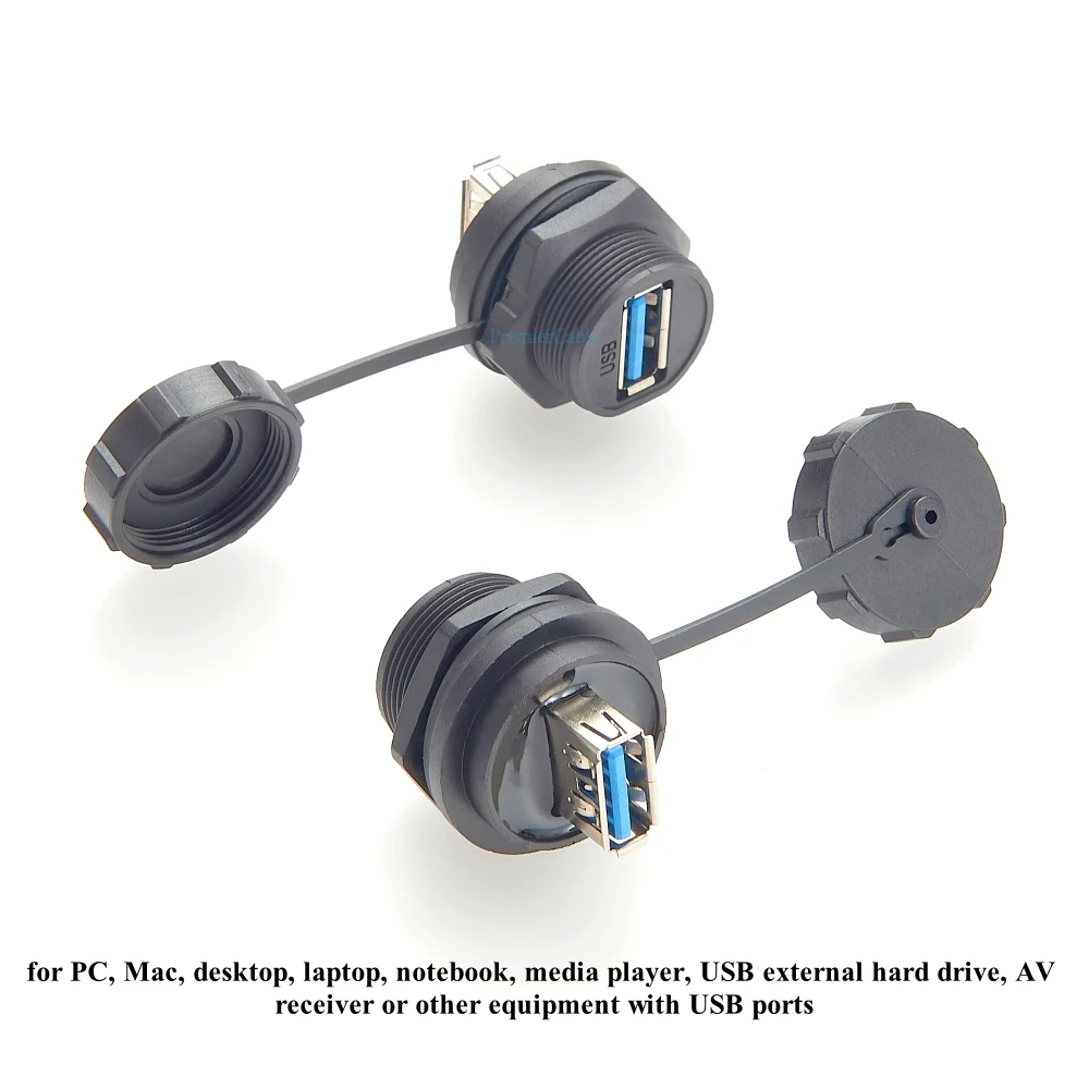 Connettore USB impermeabile USB3.0 Femmina Maschio