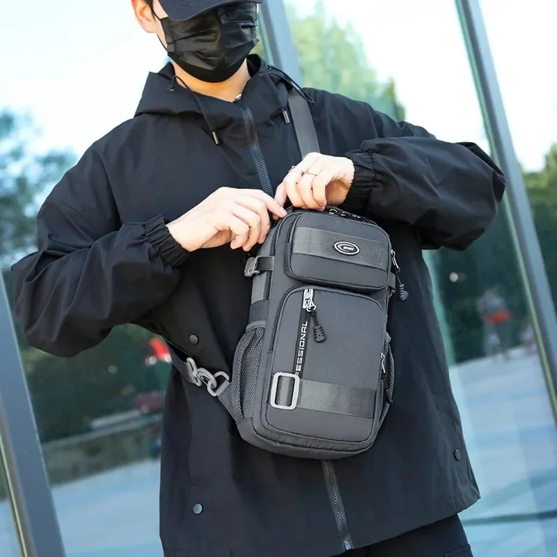 Chest Bag For Men 2023 New Casual Travel Large-capacity Chest Bag Fashion Trend Men's Shoulder Bag Crossbody Outdoor Backpack