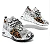 New Spring Leopard Print Shoes for Women Lace-up Non-slip Running Shoes Plus Size Round Head Platform Causal Shoes Zapatos Mujer 4