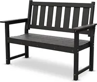 Memorial Bench   50   Weatherproof Durable Outdoor Bench  2 Person Park Bench  Easy to Move  Multi Purpose Design Ideal for Por 2