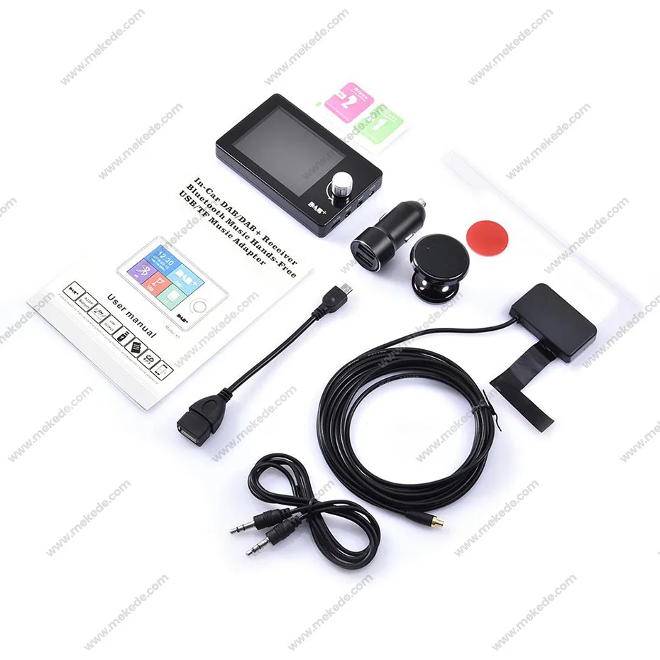 Inefala DAB Dab+ Adattatore Per Autoradio Display LCD Colorato Da 2,8 - Foto 7