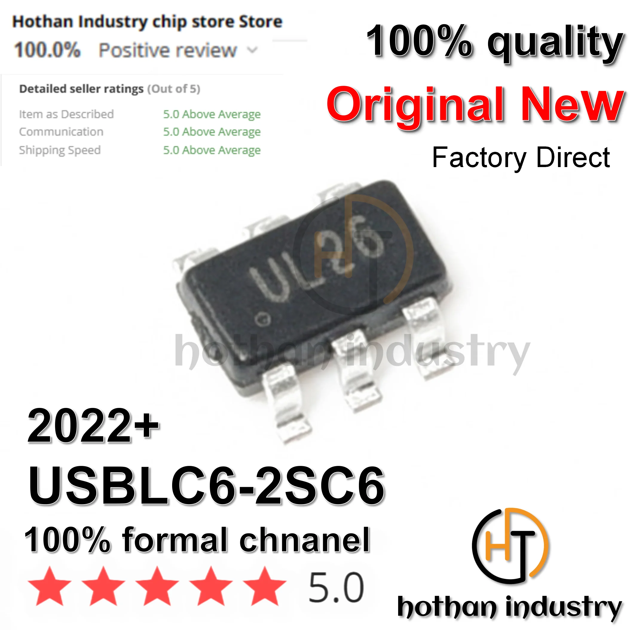 (10 Pz) 100% Originale Usblc6-2Sc6 Usblc6 2 Sc6 Di Alta Qualità Nuovi Soppressori Esd/Diodi Tvs Protezione Esd Tappo Basso