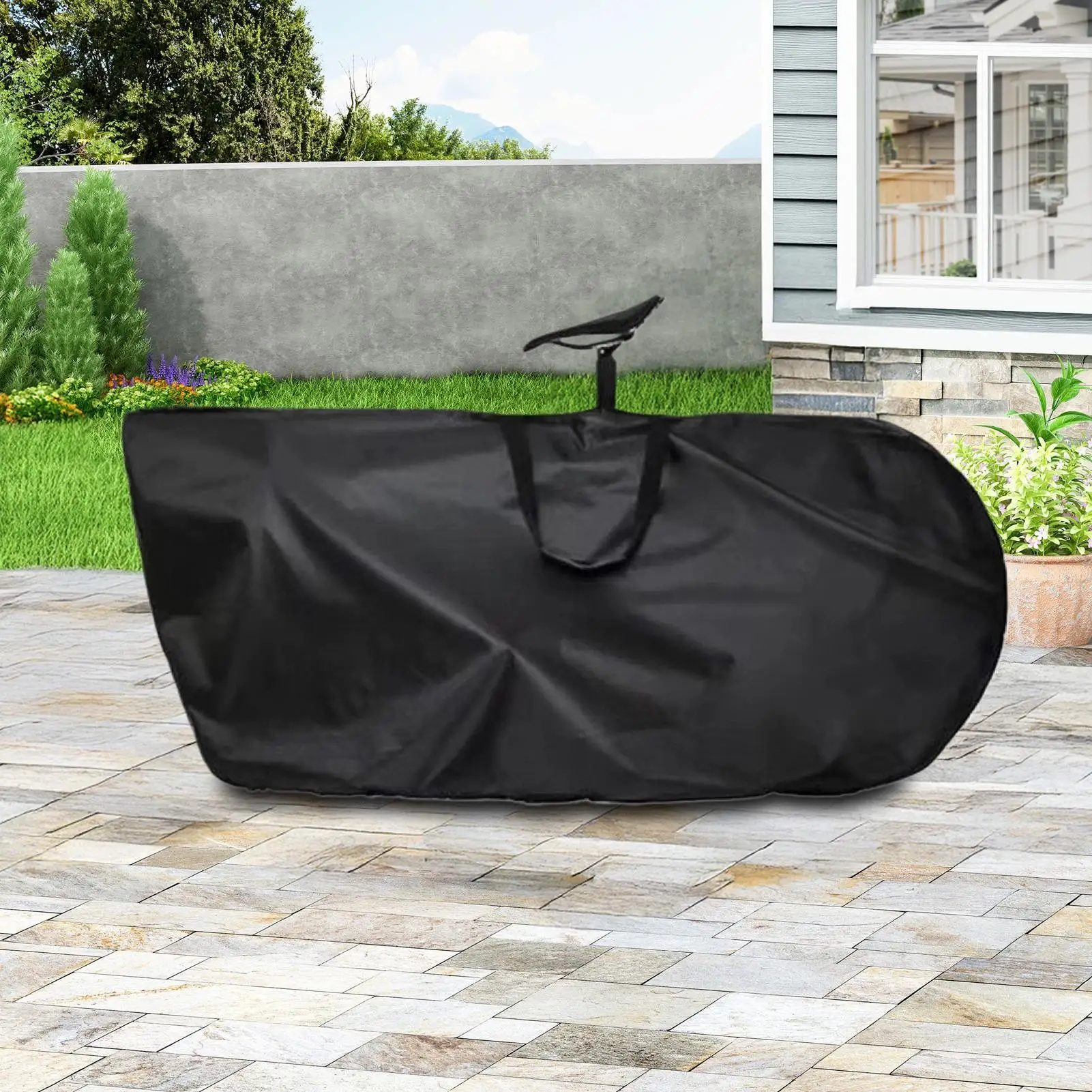 Bike Travel Bag Bike Box for Air Travel Waterproof Foldable Transport Pack for 27.5 inch Mountain Bikes and 700C Road Bikes ﻿