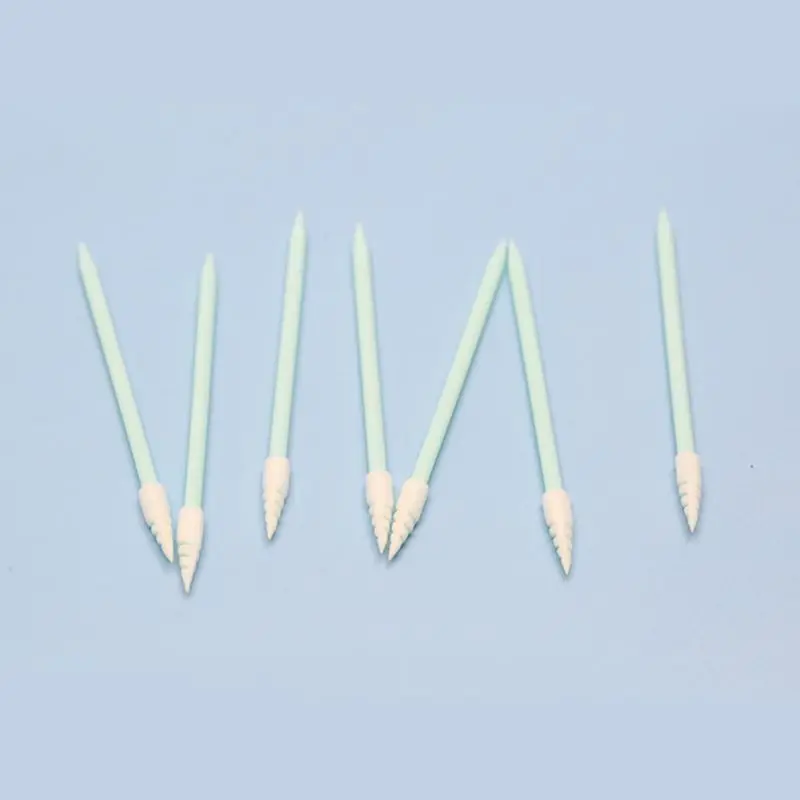 Small Pointed Tips Sponge Cleaning Swab Lint Dust Sticks for PCB Board Electronics Small Area 1560 100Pcs/Pack