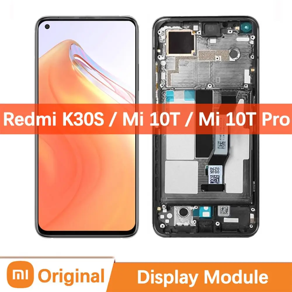 

6.67" Original LCD Display For Xiaomi Redmi K30S Screen Touch Digitizer Assembly M2007J3SC M2007J3SY M2007J3SG Mi 10T Pro 5G