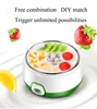 DMWD Yogurt Maker 0.8L Mini Automatic Yogurt Machine Household DIY Yogurt Tools Natto Rice Wine Fermenter Stainless Steel Tank 4