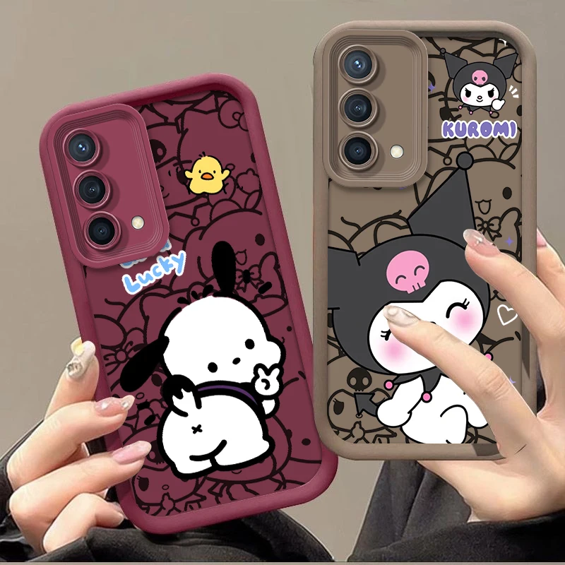 Cinnamoroll Cartoon Girl Per Reno X5 X3 10 8T 7Z 6 5 Pro Plus Pro 4G 5G Eye Ladder Phone Case