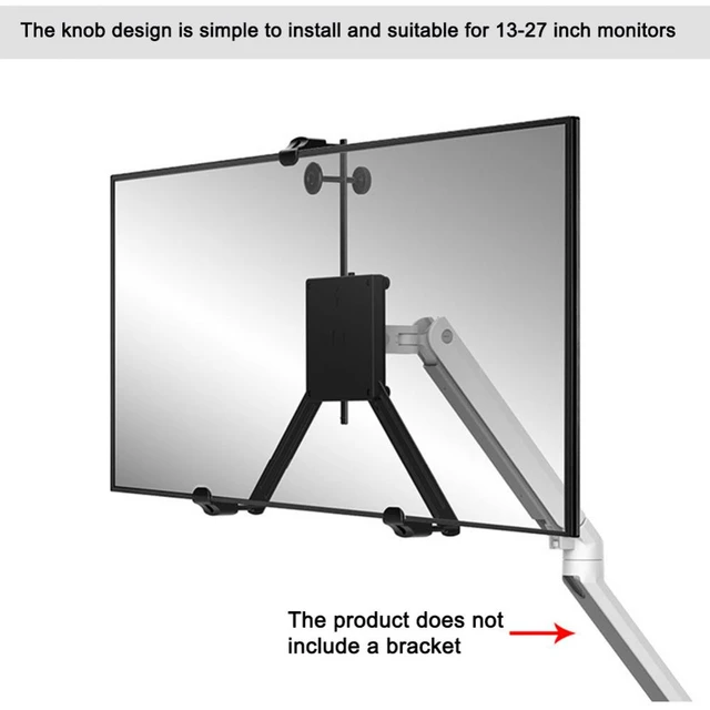 NB FP-1 Extension VESA Adapter Fixing Bracket Monitor Holder for 17-27 Inch  No Mounting Hole Monitors