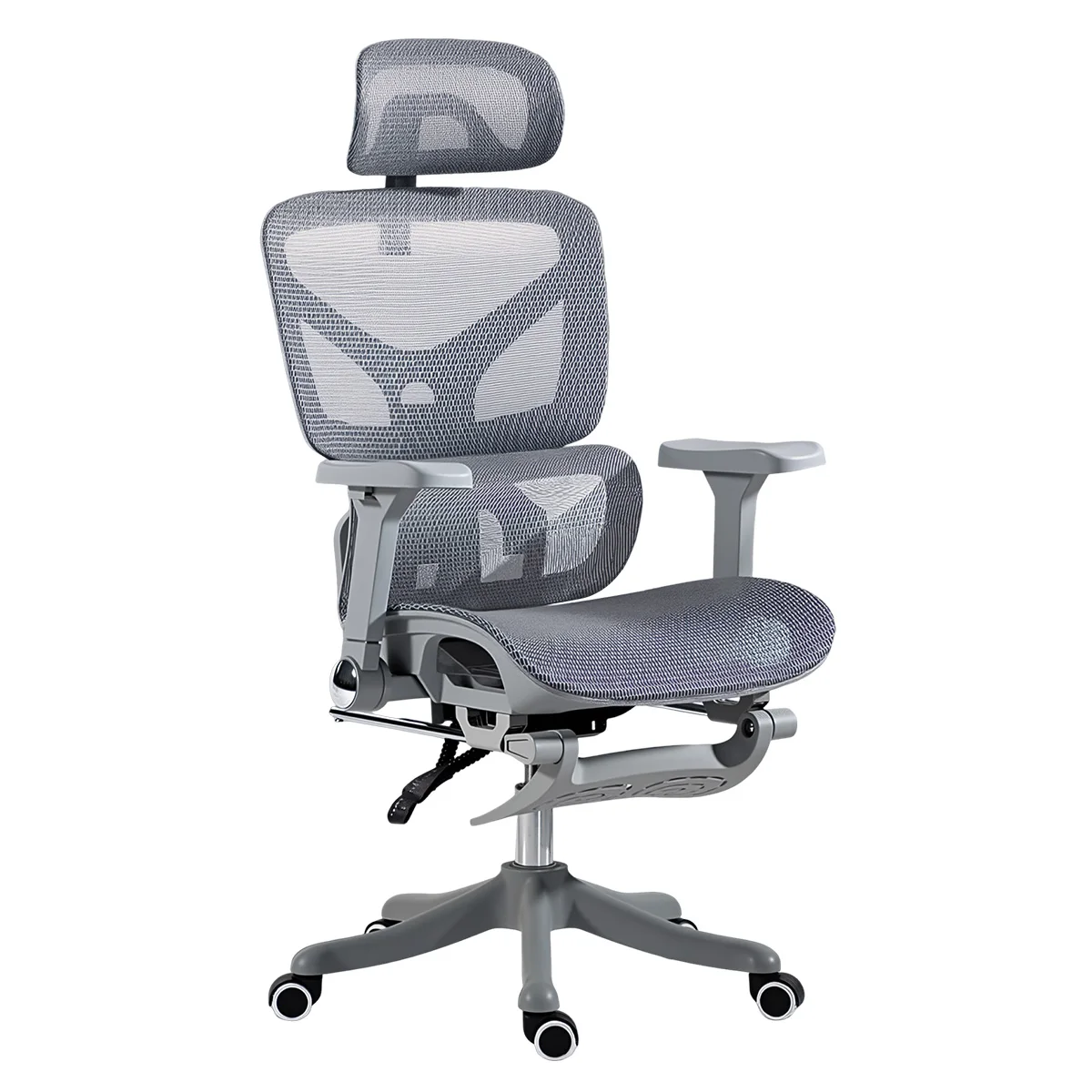 Cadeira ergonômica de escritório Python Fly,com encosto de cabeça 4D e apoios