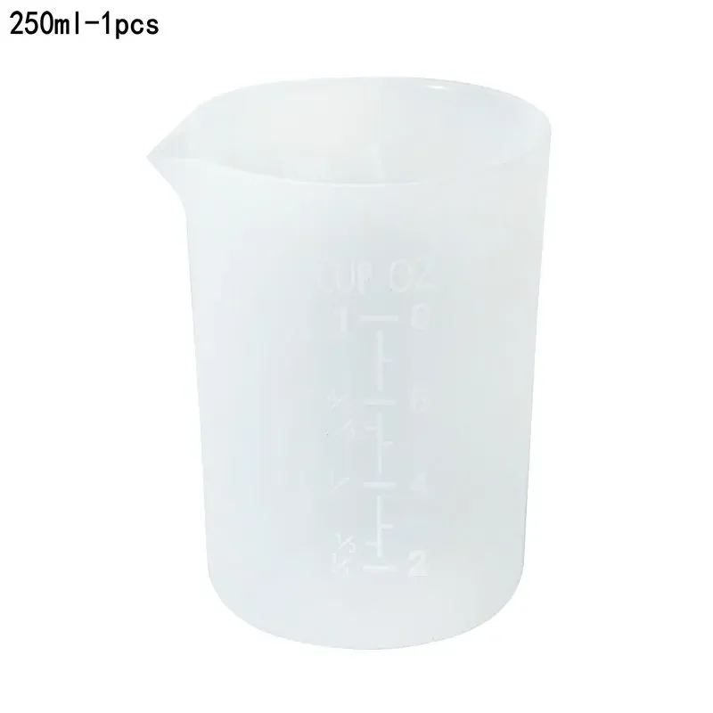 Versatile Resin Mixing Set: Non-Stick Silicone Mat, Measuring Cups, Stirring Rods, and Spoons