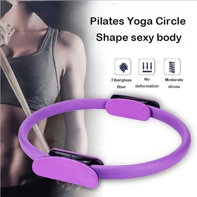 Description Picture 2 of itemYoga Fitness Ring Circle Pilates Women Girl Exercise Home Resistance Elasticity Yoga Ring Circle Gym Workout Pilates Accessories