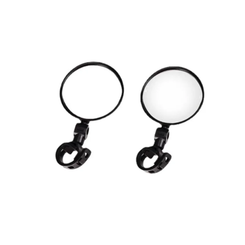 Mountain bike rearview mirror Silicone handle Rearview mirror Bicycle rearview mirror wide Angle convex mirror bicycle reflector